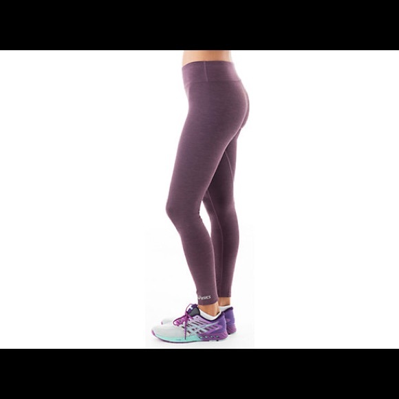Asics Pants - NWOT Purple plum compression tights/leggings